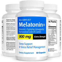 Melatonin+ Sleep Support & Stress Relief 900mg